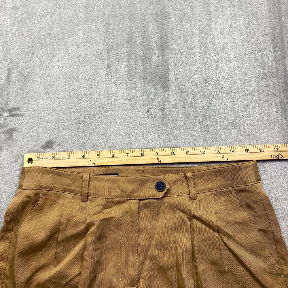 Brooks‎ Brothers Women's Tan Pleated Trousers Dress Pants Size 8 Fits 30" Preppy - Picture 5 of 9